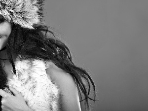 Fur, Women, Hat