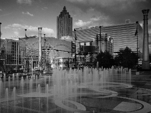 fountain, Atlanta, Georgia, Houses