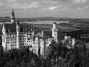 Castle, Bavaria, Germany, Neuschwanstein
