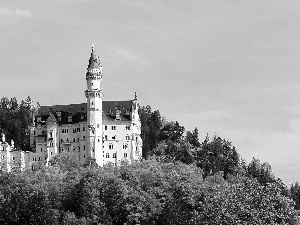 Castle, Bavaria, Germany, Neuschwanstein