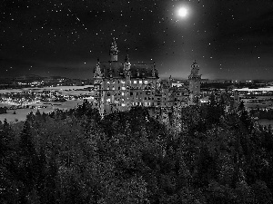 Night, Neuschwanstein Castle, Germany