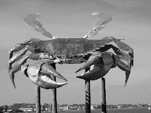 giant, sculpture, crab
