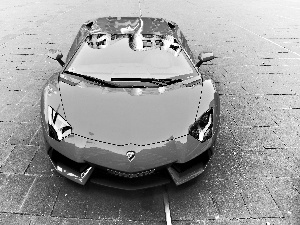 Lamborghini, light, Glass, Aventador