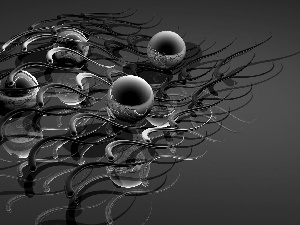 3D Graphics, Orbs, abstraction