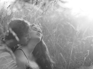 Love, kiss, grass, Steam