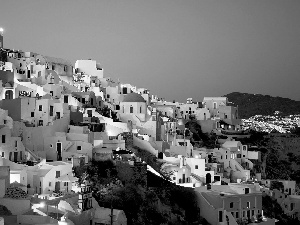 Greece, Houses, panorama
