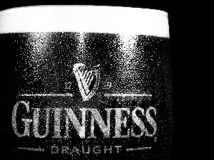 mug, beer, Guinness, dark