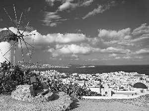 Gulf, Windmill, sea