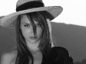 Women, Hair, Malena Morgan, Hat