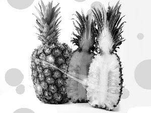 Halves, ananas, Two