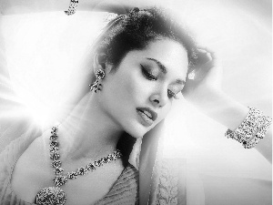 Women, jewellery, Esha Gupta, make-up