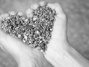 hands, Heart, Sand
