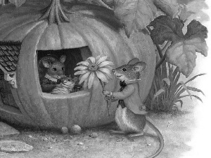 Home, mouse, pumpkin