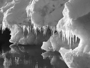 mountains, Ice