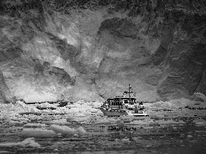 Icecream, glacier, Ship