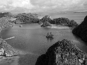 sea, Islands, indonesia, sailing vessel