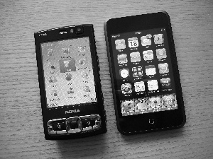 Iphone, black, N95