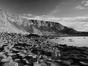 Coast, Stones, Ireland, Cliffs