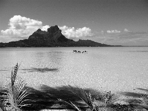 French Polynesia, Island, sea, Bora Bora