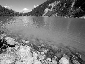 Joffre, Canada, Stones, Mountains, lake