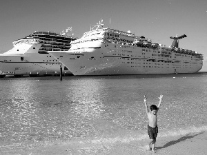 Kid, vessels, passengers