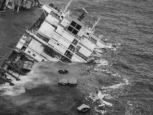 sinking, cargo, Launches, Ship