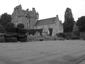 Castle, Scotland, Lawn, Crathes