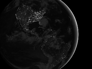 Continents, light, Planet, land, Universe