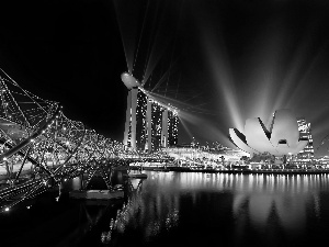 Singapur, Night, light, Town