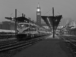 lighting, Trains, platforms