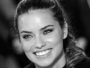 laughing, Adriana Lima