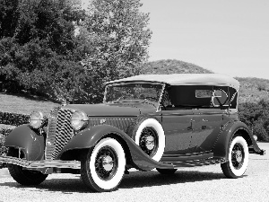 Automobile, Lincoln KB Dual Cowl Phaeton, 1933, antique