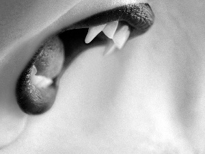 lips, Vampire, canines