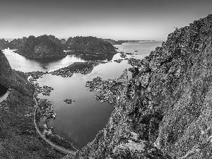 Mountains, Lofoten, Norway, Norwegian Sea