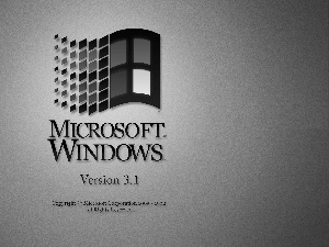 microsoft, 3.1, logo, windows