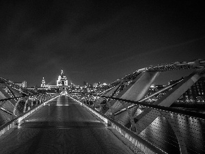 London, Floodlit, bridge