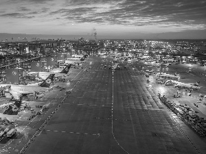 airport, Germany, House, Sunrise, Planes, Frankfurt am Main