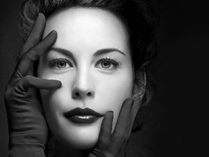 Women, Gloves, Liv Tyler, make-up