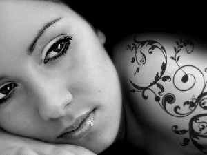 Tattoo, Women, make-up