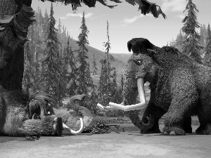 mammoths, Ice Age 2, Ice Age