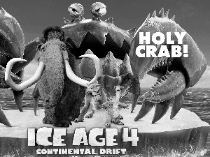 Sit, Ice Age 4, Diego, crab, Maniek, Ice Age