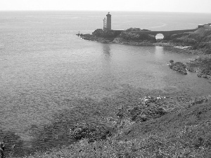 sea, Lighthouse, maritime, Coast