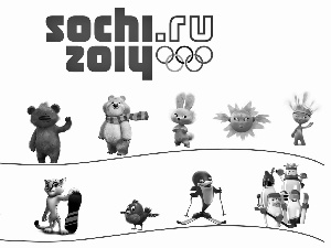 olympiad, 2014, mascot, Sochi