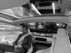 Mercedes, interior, Limousine