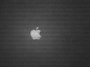 Apple, Gray, metal, logo