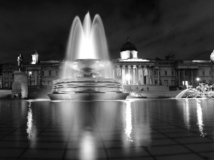 Fountains, palace, Monument, water