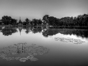 Monument, Thailand, lake