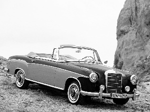 mercedes benz s, motor car, vintage, Cabriolet