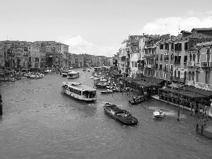 motorboat, Italy, Venice