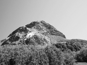 trees, mount, Mountains, viewes